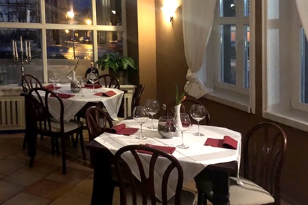 Ristorante La Luna Gastraum mit Ausblick